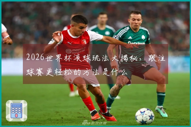 2026世界杯滚球玩法大揭秘，跟注球赛更轻松的方法是什么